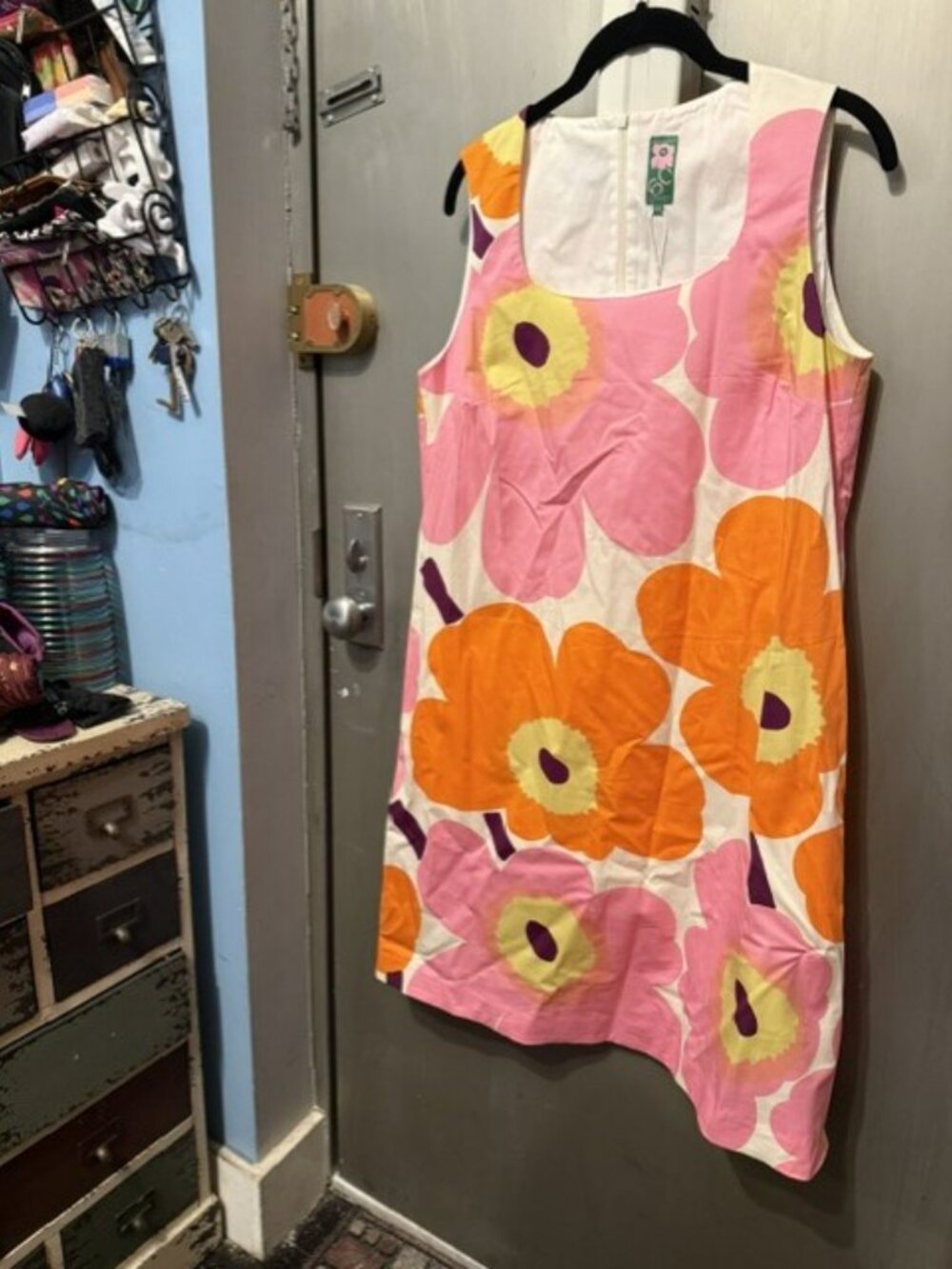 Marimekko Kestit Unikko Poplin Mini Shift Dress - NWT - RARE - Picture 11 of 16